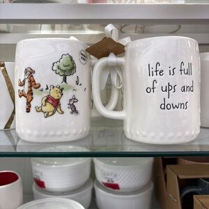 Rae Dunn Disney Winnie the Pooh White Ceramic Mug
